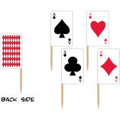 Playing Card Picks - 2.5", 50 Pk