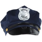 Costume Police Hats - Blue, One Size