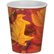 Fall Leaf Cups - 9 oz, 8 Pack