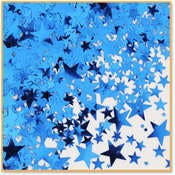 Blue Stars Confetti - 0.5 oz