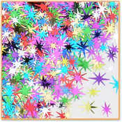 Multicolor Starbursts Confetti - 0.5 oz