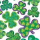 St. Patrick's Day Shamrock Clings (2 of 3)