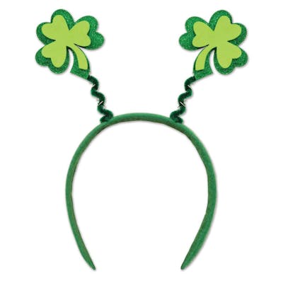 Glittered Shamrock Headbands