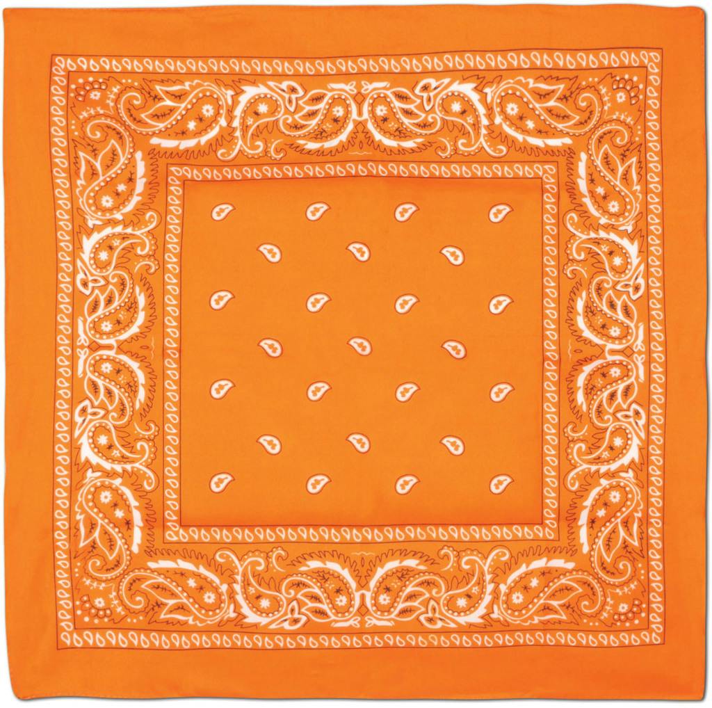 Wholesale Orange Bandana (SKU 1908032) DollarDays