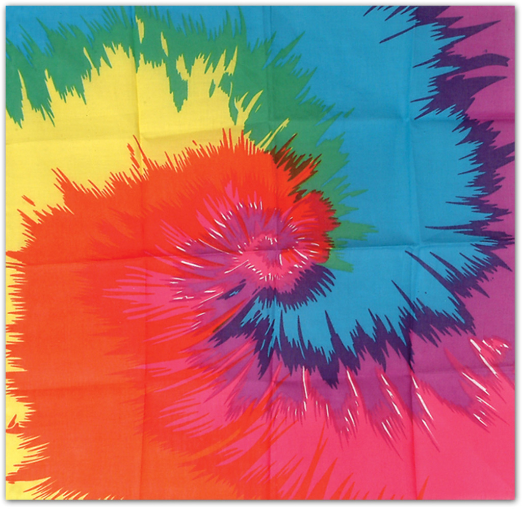 Tie Dye Tie Dye Bandana