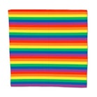Rainbow Bandanas - 22" x 22" image number null
