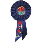 Father's Day Rosettes - 3.25" x 6.5"