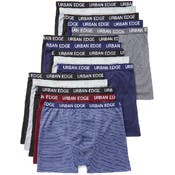 Men's Boxer Briefs - Assorted Colors, S-XL, 15 Pack