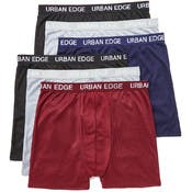 Men's Boxer Briefs - Assorted Colors, S-XL, 6 Pack