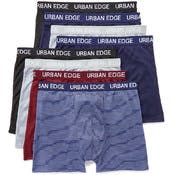 Men's Boxer Briefs - Assorted Colors, S-XL, 8 Pack