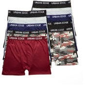 Men's Boxer Briefs - Assorted Colors, S-XL, 10 Pack