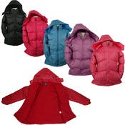 Girls' Hooded Jackets - Size 2T-4T, Assorted Colors