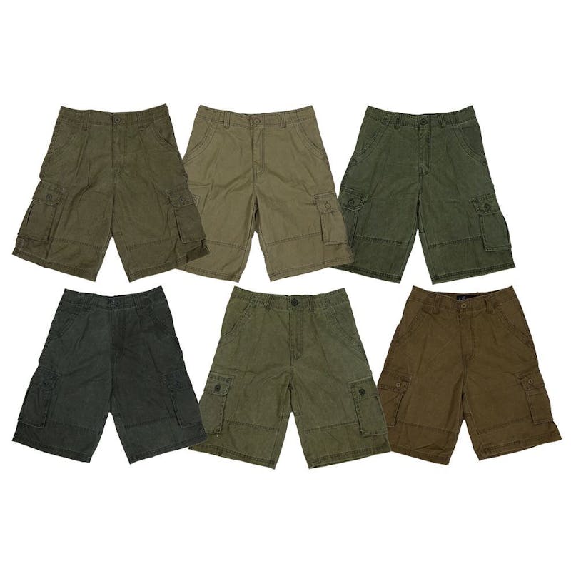 Men's Neutral Cargo Shorts - Assorted  30-40
