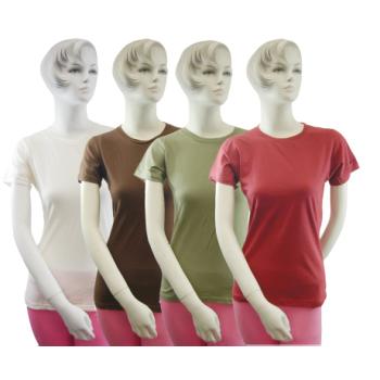 Wholesale Women's Cotton T-Shirts, Assorted Colors, S-XL - DollarDays