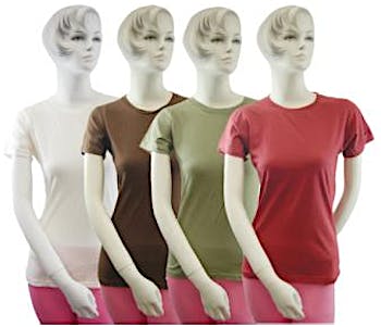 Wholesale Women's Thermal Tops in Small, 3 Marled Colors - DollarDays