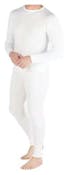 Thermal Underwear Sets - White, XL