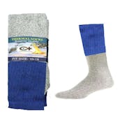 Adult Thermal Socks - Royal Blue, Size 9-11