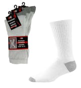 Women's Sports Socks - White, Gray, Size 10-13