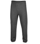 Elastic-Bottom Sweatpants, Dark Heather, 2X