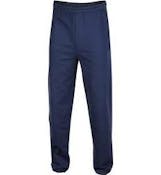 Elastic-Bottom Sweatpants, Navy, Large