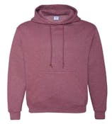 Raglan Hooded Pullovers, Heather Maroon, Small