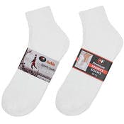 Cotton Plus Adult Ankle Socks - White, 10-13, 3 Pack