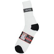 Women's Sports Crew Socks - White, Size 9-11