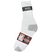 Women's Sports Socks - White, Gray, Size 9-11