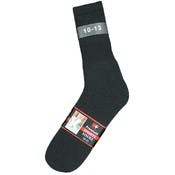 Men's Sports Socks - Black, Size 9-11