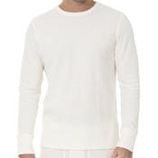 Men's Thermal Tops - White, 3XL