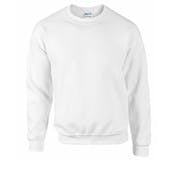 Irregular Gildan Sweatshirt - White, Large
