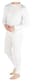 Thermal Underwear Sets - White, Medium