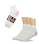 Women's Ankle Socks - White, Pink, Size 9-11 (1 of 2)