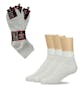 Men's Ankle Socks - White, Size 10-13 (1 of 2)