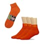 Men's Ankle Socks - Orange, Size 10-13 (1 of 2)