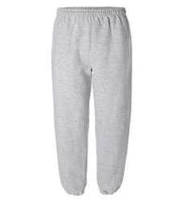 Elastic-Bottom Sweatpants, Sport Gray, 2X