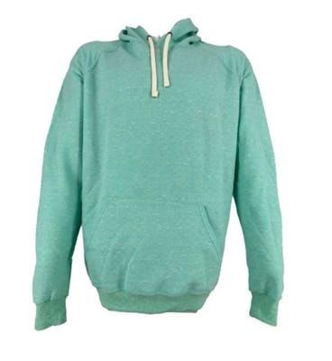 Raglan Hooded Pullovers, Heather Mint, Small