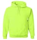 NuBlend Hooded Pullover, Neon Green, Large