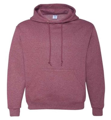 NuBlend Hooded Pullover, Heather Maroon, Medium