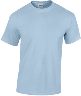 Gildan Short Sleeve T-Shirt - Light Blue, Small