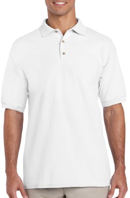 Irregular Gildan Sport Shirts - White, XL