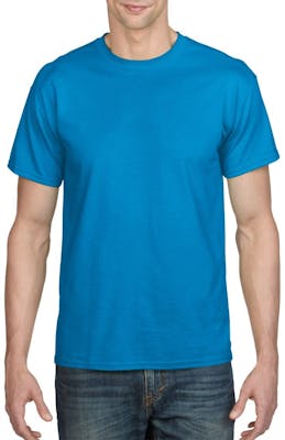 Irregular Gildan Short Sleeve T-Shirt - Sapphire, Large