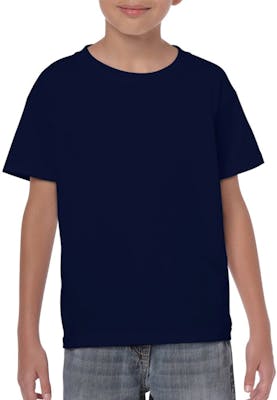 Gildan Irregular Youth T-Shirt - Navy - Medium