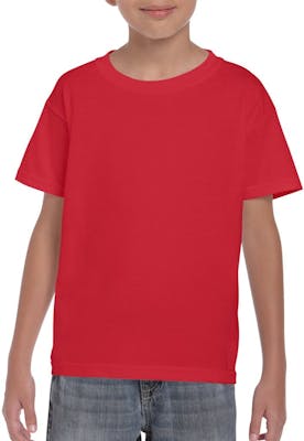 Gildan Irregular Youth T-Shirt - Red- Large