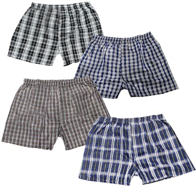 Men's Boxer Shorts - Plaid, XL, 3 Pack