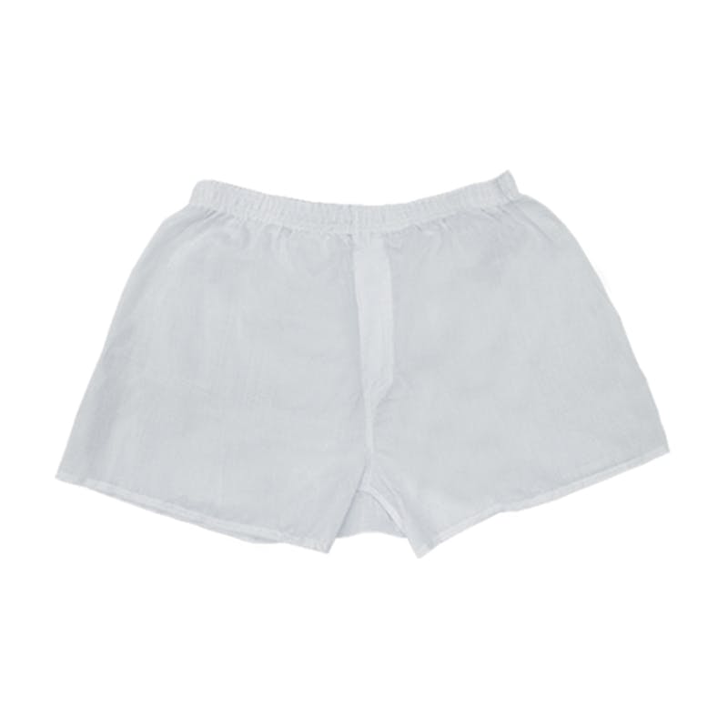 Cotton Plus Boxer Shorts - White  Large