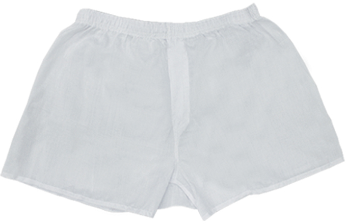 Wholesale Cotton Plus Boxer Shorts - White, Small | DollarDays