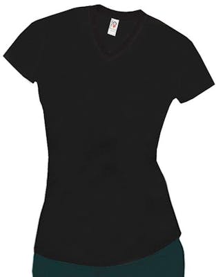 Women's Spandex T-Shirts - Black, Large, Super Soft