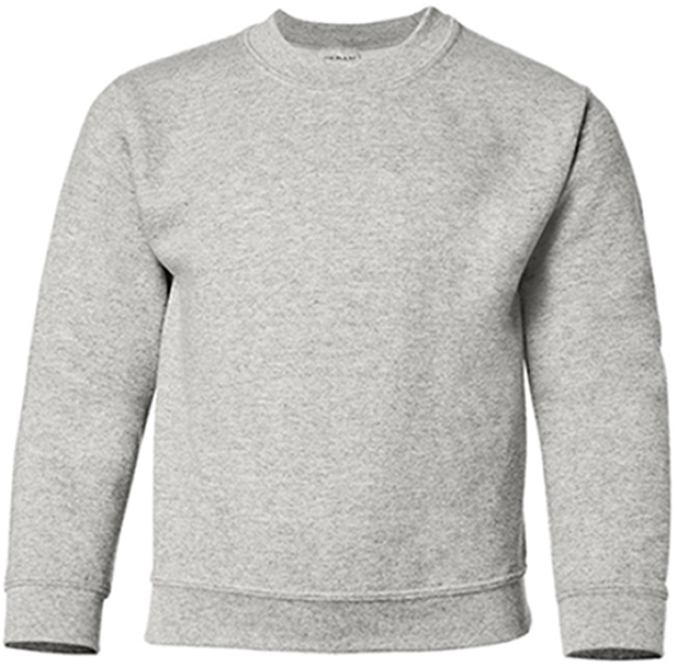 ash gray gildan sweatshirt