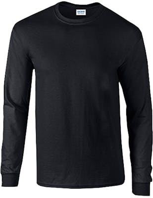 Gildan Men's Long-Sleeve T-Shirt - Black, XL